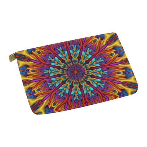 Amazing colors fractal mandala Carry-All Pouch 12.5''x8.5''