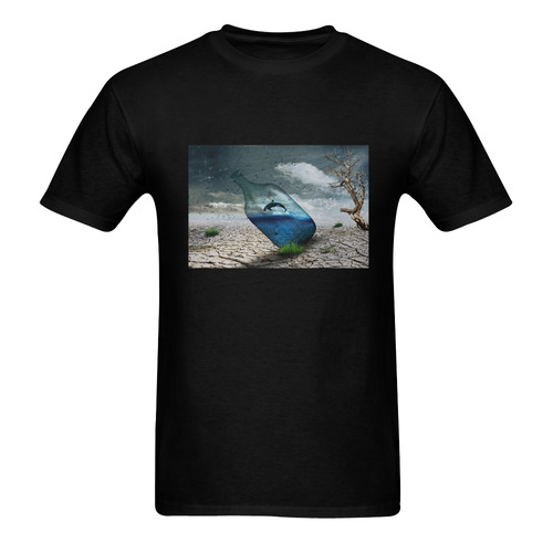 orca Men's T-Shirt in USA Size (Two Sides Printing)