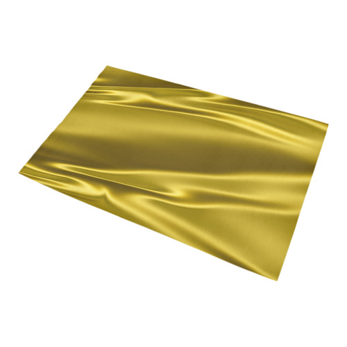 Gold satin 3D texture Bath Rug 20''x 32''