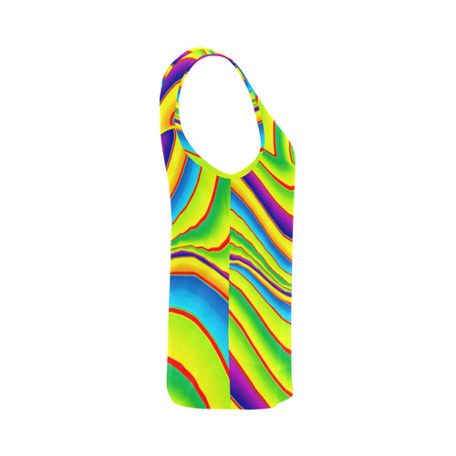 Summer Wave Colors All Over Print Tank Top for Women (Model T43)