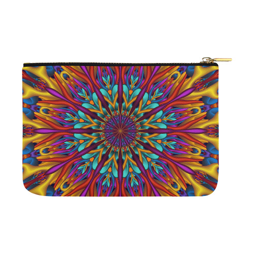 Amazing colors fractal mandala Carry-All Pouch 12.5''x8.5''