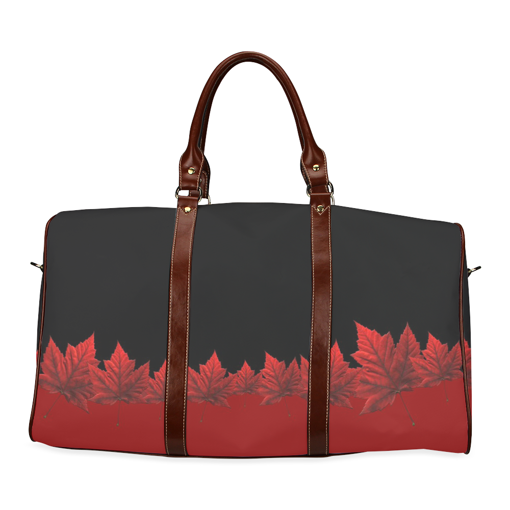 Canada Maple Leaf Travel Bags Waterproof Travel Bag/Small (Model 1639)