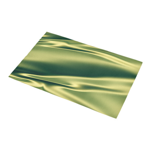 Green satin 3D texture Bath Rug 16''x 28''