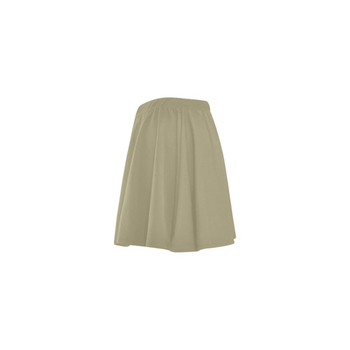 simply beige Mini Skating Skirt (Model D36)