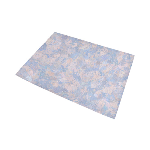 Rose Quartz and Serenity Blue Area Rug7'x5'