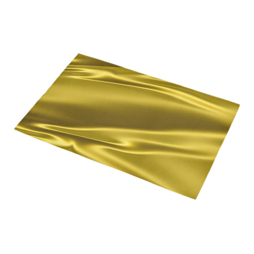 Gold satin 3D texture Bath Rug 16''x 28''