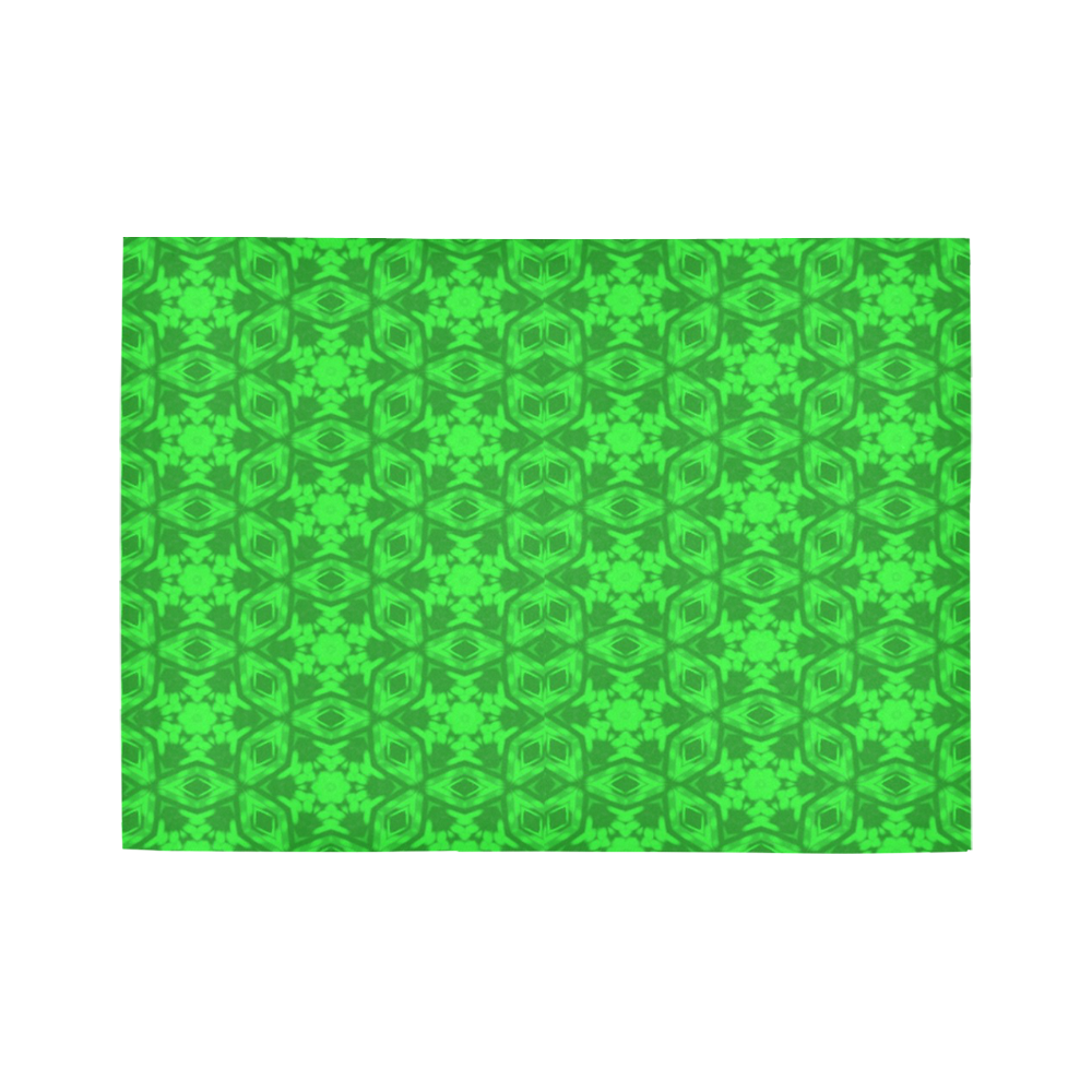 Greenery Kaleidoscope Area Rug7'x5'