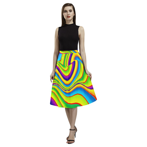 Summer Wave Colors Aoede Crepe Skirt (Model D16)