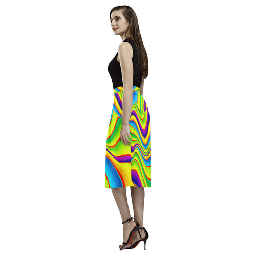 Summer Wave Colors Aoede Crepe Skirt (Model D16)