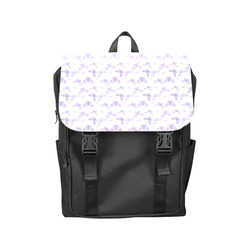 Cute Purple Butterflies Casual Shoulders Backpack (Model 1623)