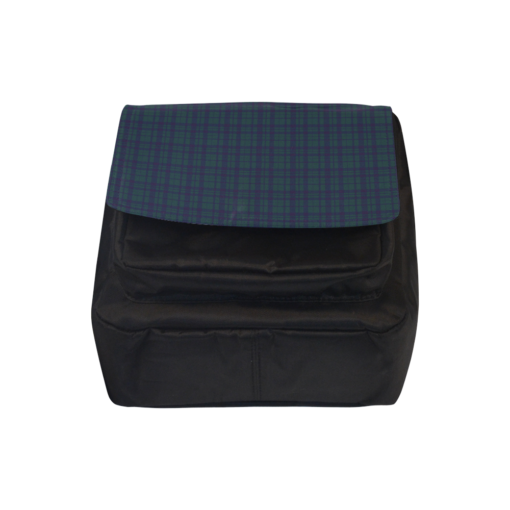 Green Plaid Rock Style Crossbody Nylon Bags (Model 1633)