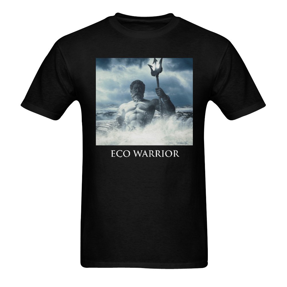 eco warrior Men's T-Shirt in USA Size (Two Sides Printing)