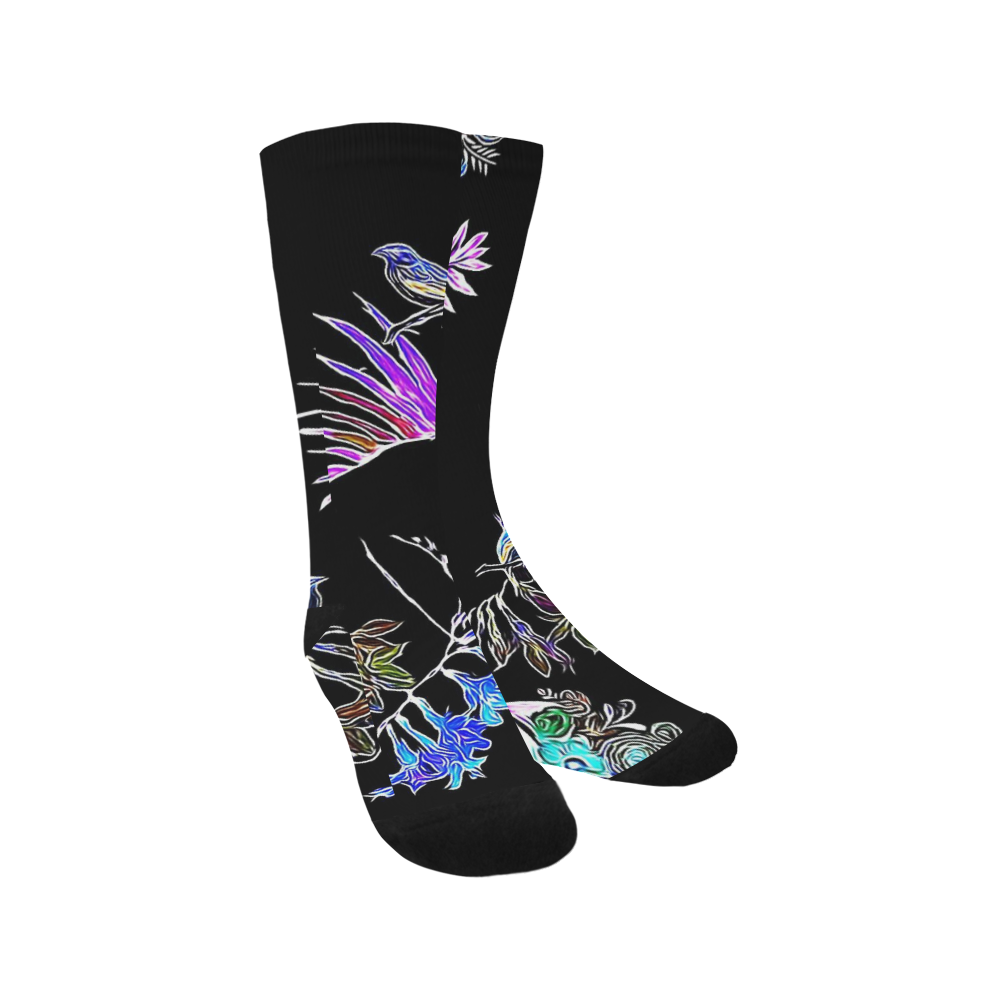 Flowers and Birds A by JamColors Trouser Socks