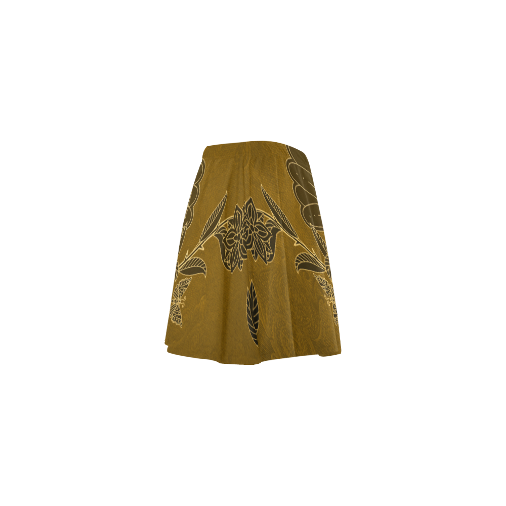 Wonderful mandala of toucan Mini Skating Skirt (Model D36)