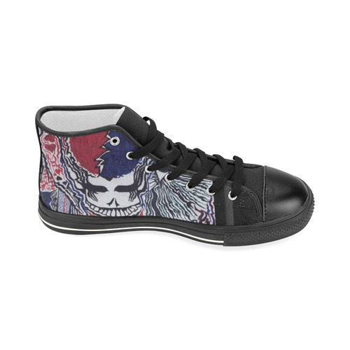 Grateful Dead Steal Your Face Women's Classic High Top Canvas Shoes (Model 017)