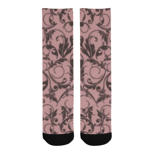 Bridal Rose Swirls Trouser Socks