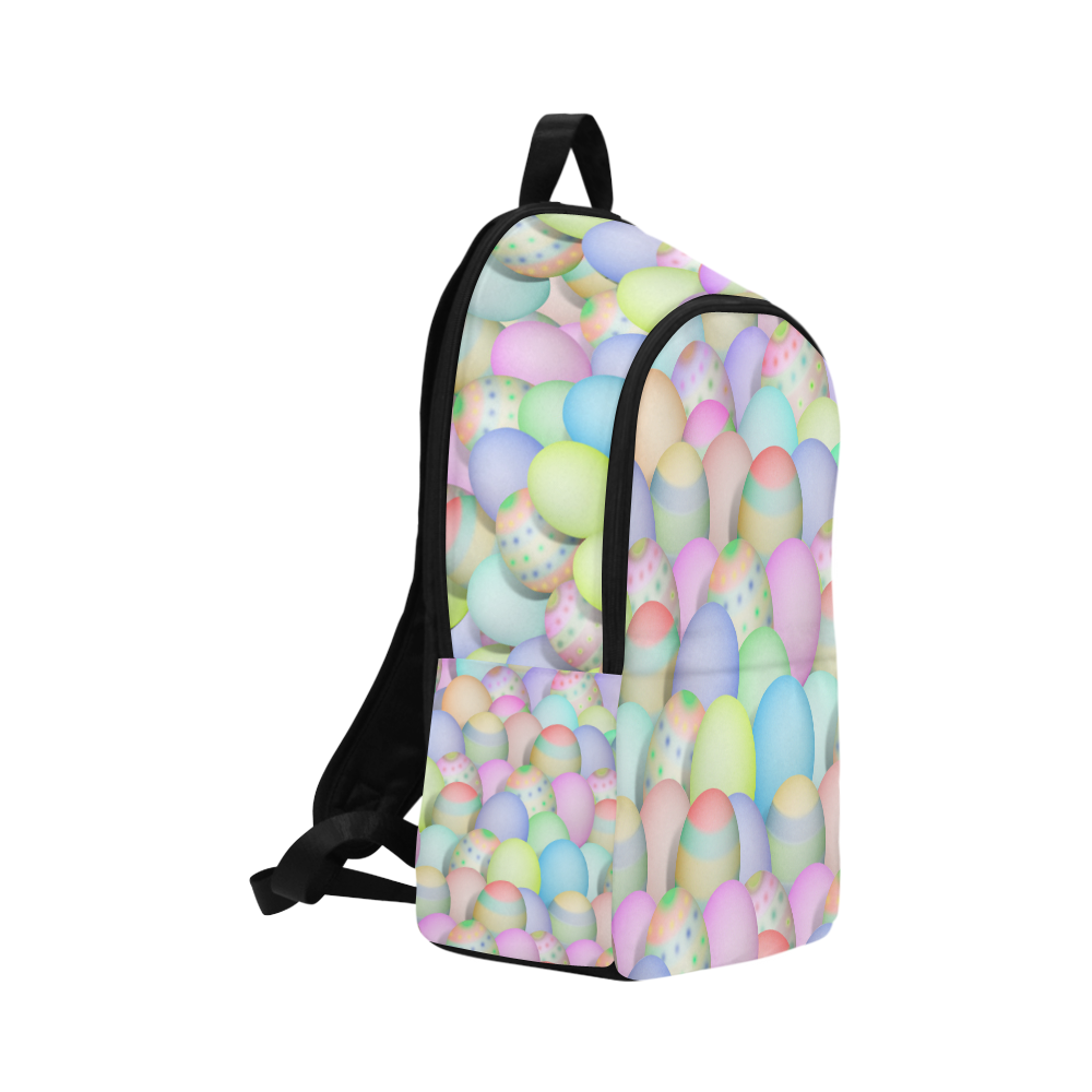 Pastel Colored Easter Eggs Fabric Backpack for Adult (Model 1659)