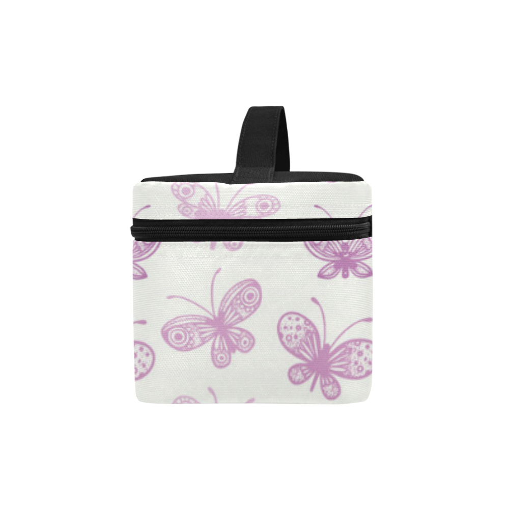 Fantastic Pink Butterflies Cosmetic Bag/Large (Model 1658)