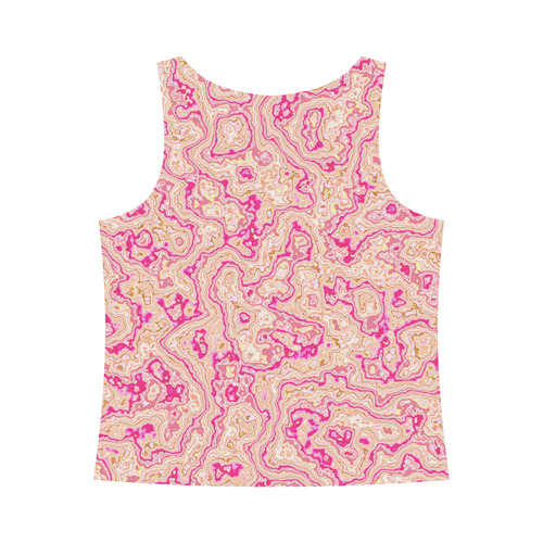 lovely marbled 1116A All Over Print Tank Top for Women (Model T43)