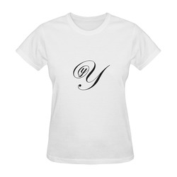 Alphabet Y - Jera Nour Sunny Women's T-shirt (Model T05)