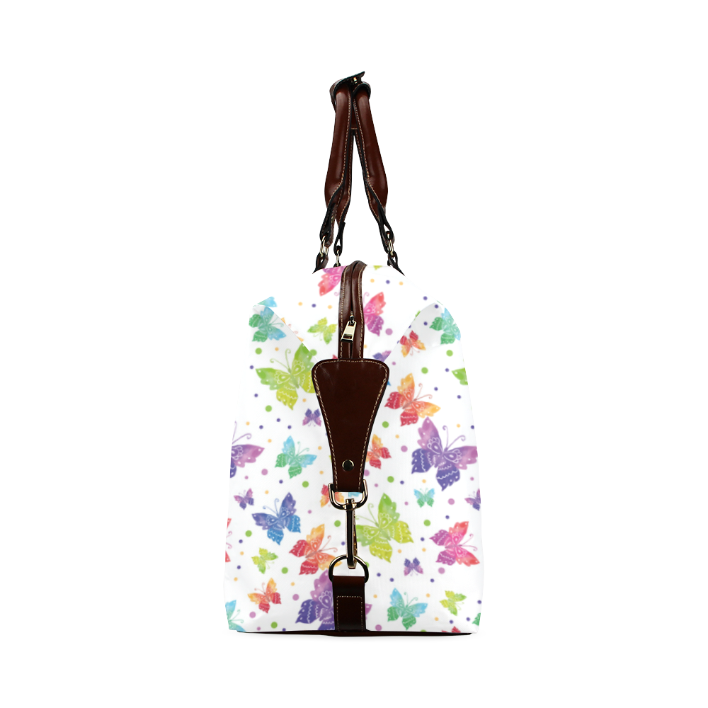Colorful Butterflies Classic Travel Bag (Model 1643) Remake