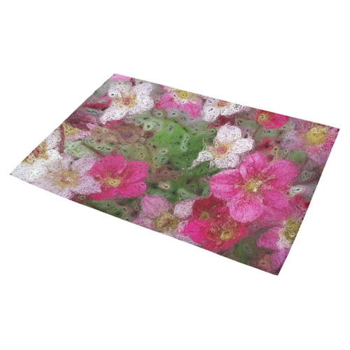 Amazing Floral 29C by FeelGood Azalea Doormat 30" x 18" (Sponge Material)