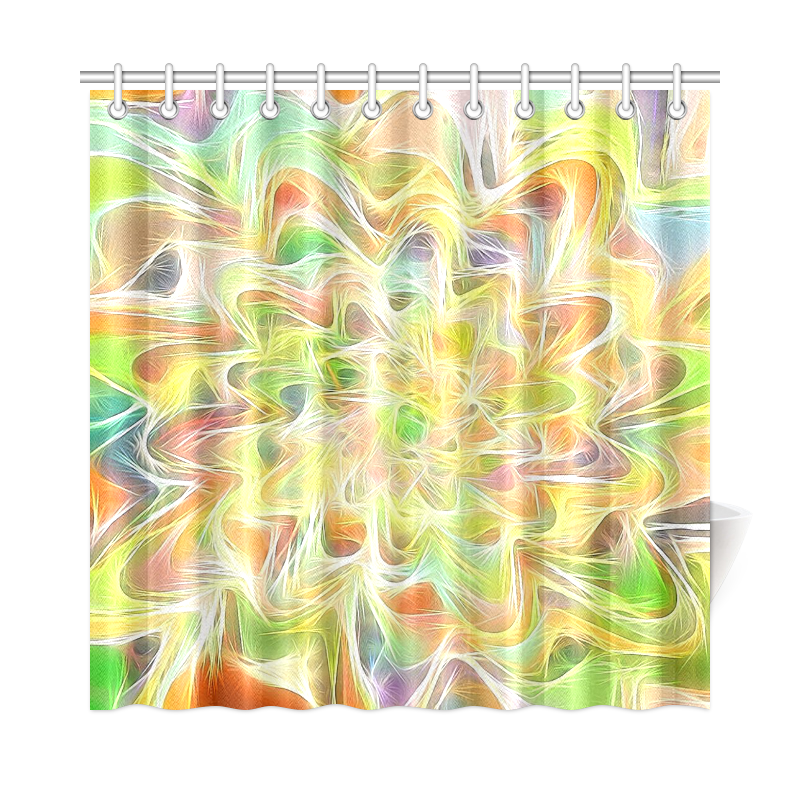 summer breeze B by FeelGood Shower Curtain 72"x72"