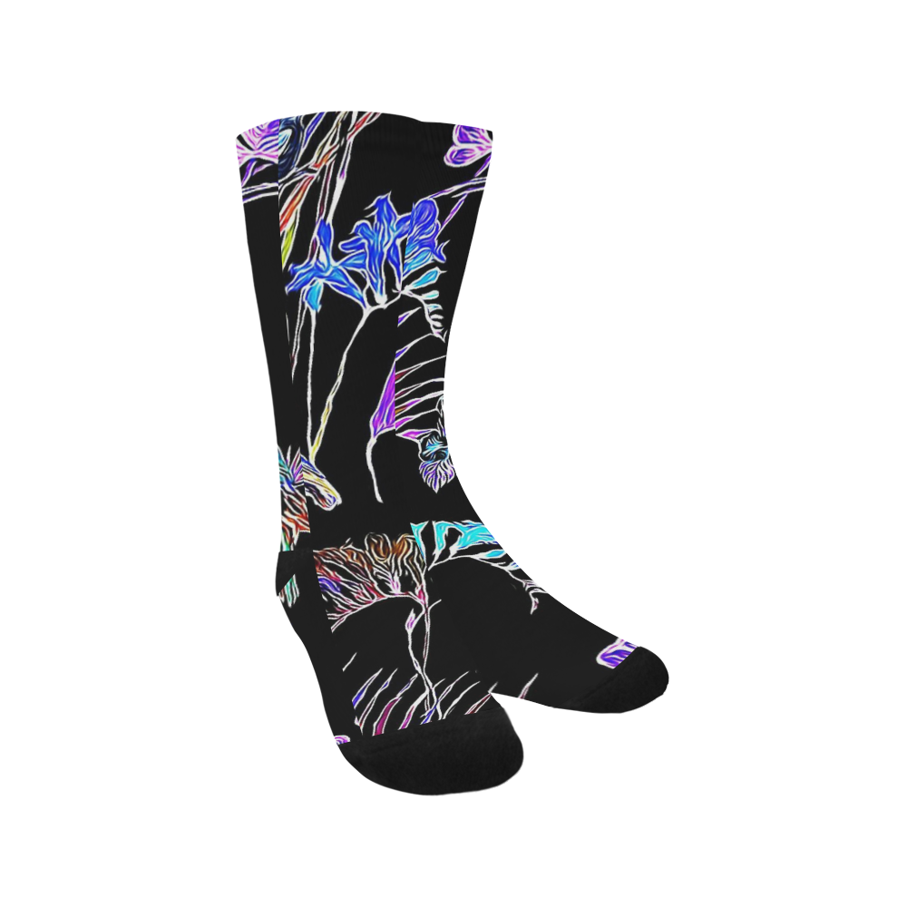 Flowers and Birds B by JamColors Trouser Socks