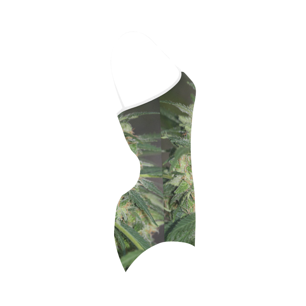 Green Crack Strap Swimsuit ( Model S05)