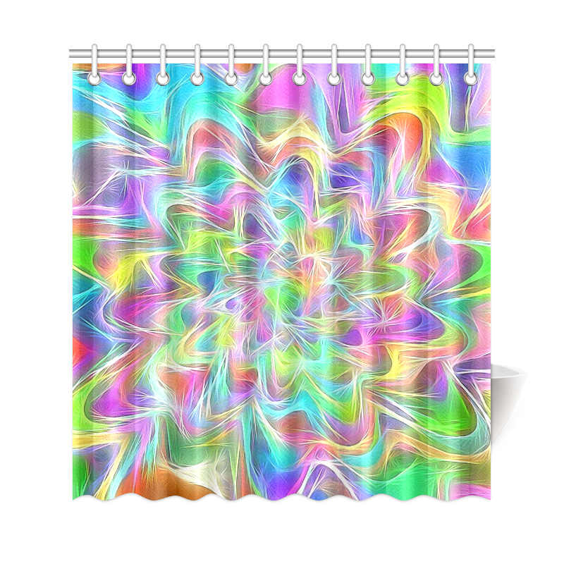 summer breeze C by FeelGood Shower Curtain 69"x72"