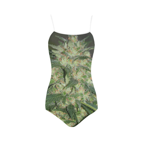 Green Crack Strap Swimsuit ( Model S05)