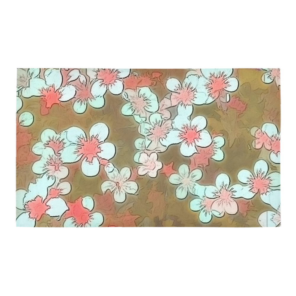 lovely floral 29 A by FeelGood Azalea Doormat 30" x 18" (Sponge Material)