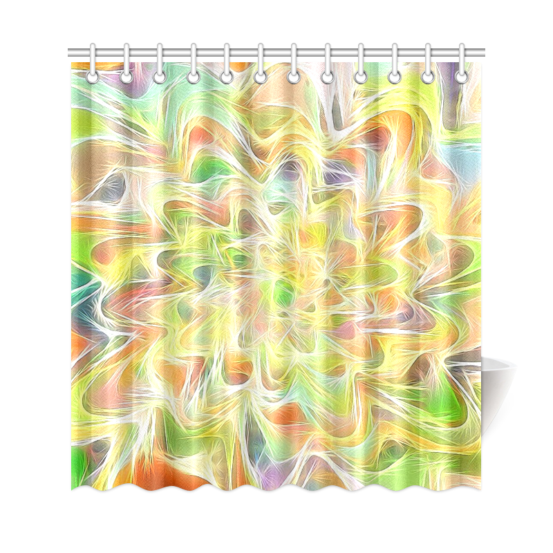 summer breeze B by FeelGood Shower Curtain 69"x72"