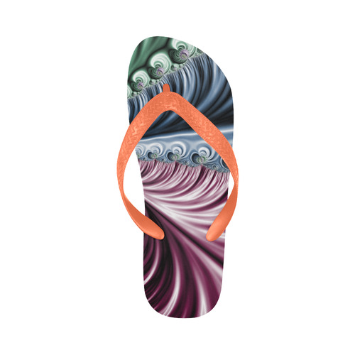 metalic sandals Flip Flops for Men/Women (Model 040)