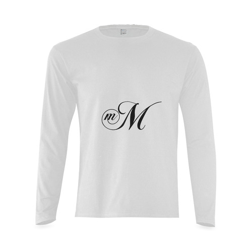 Alphabet M - Jera Nour Sunny Men's T-shirt (long-sleeve) (Model T08)