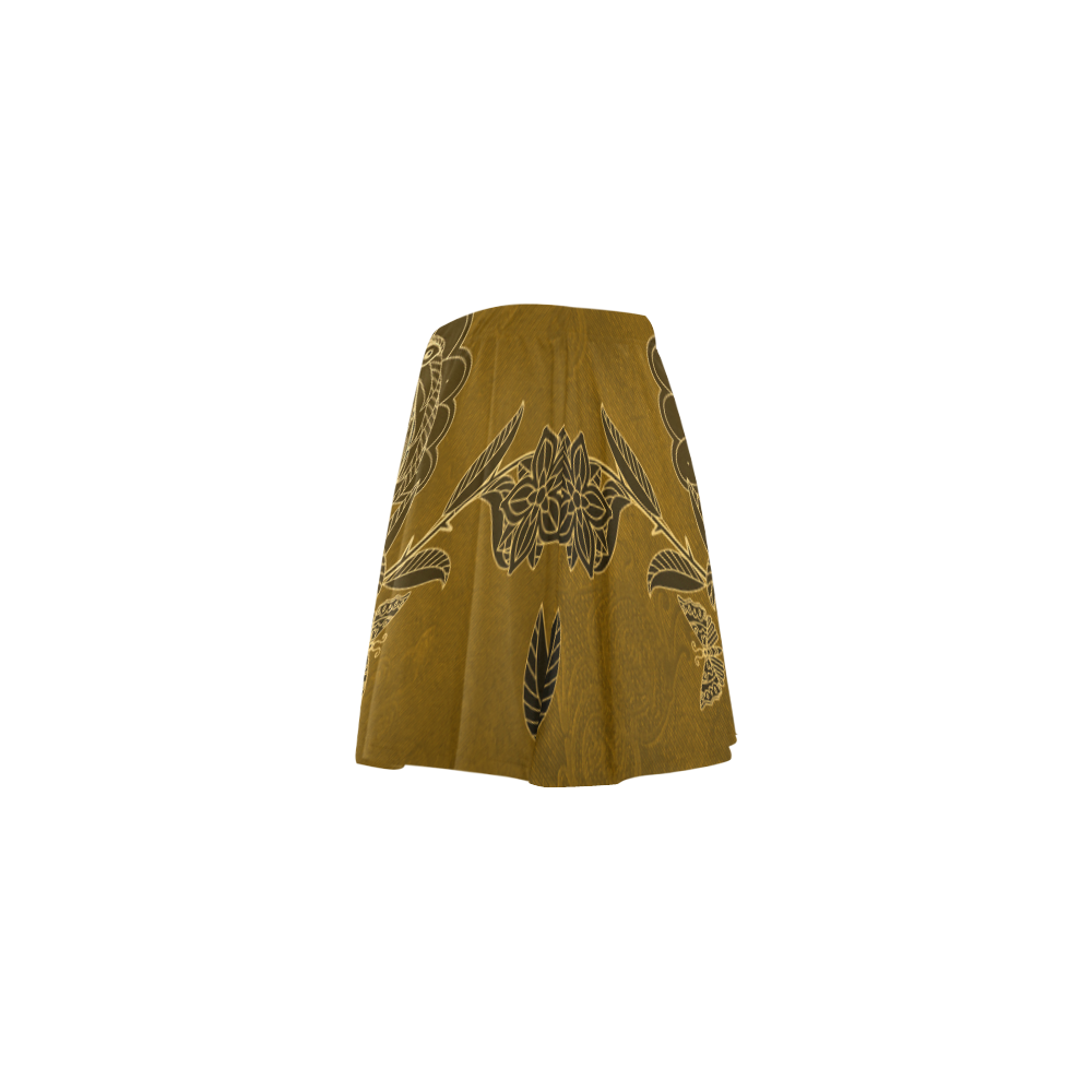 Wonderful mandala of toucan Mini Skating Skirt (Model D36)