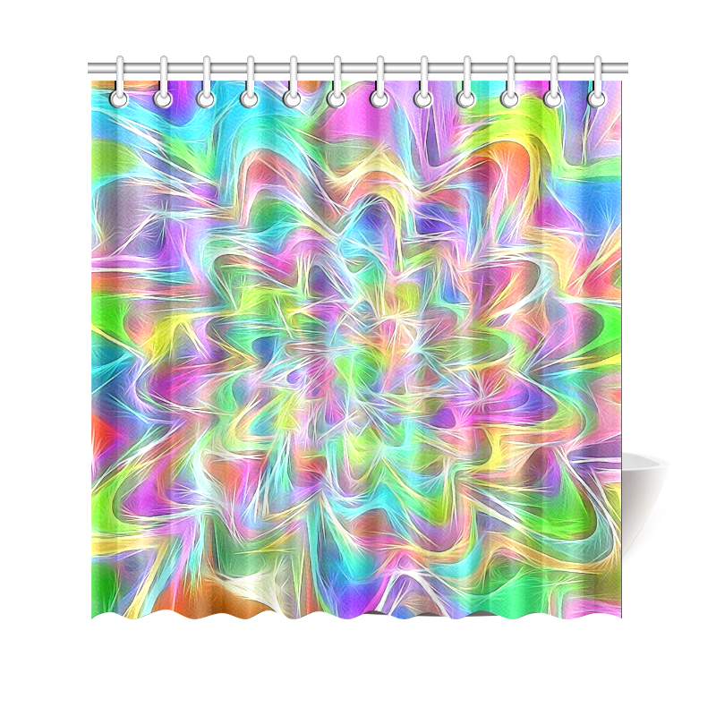 summer breeze C by FeelGood Shower Curtain 69"x70"
