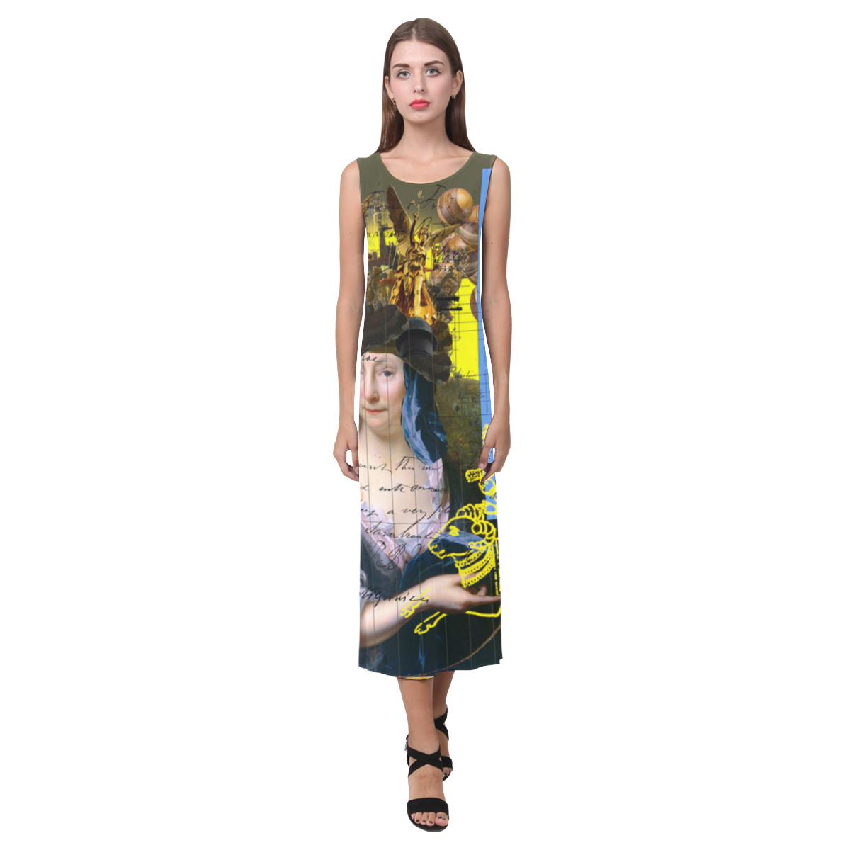 SUNRISE Phaedra Sleeveless Open Fork Long Dress (Model D08)