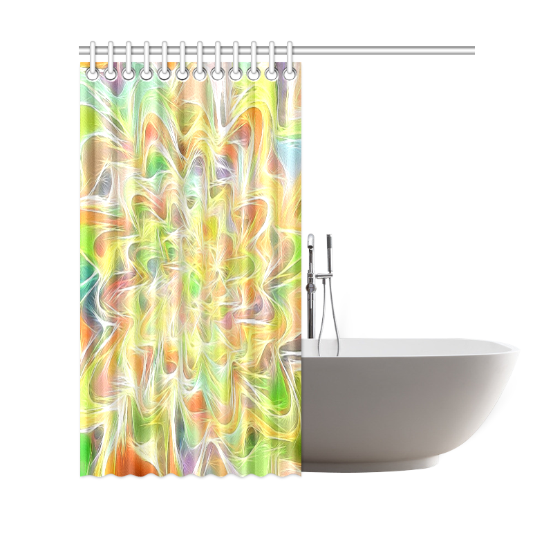 summer breeze B by FeelGood Shower Curtain 69"x70"