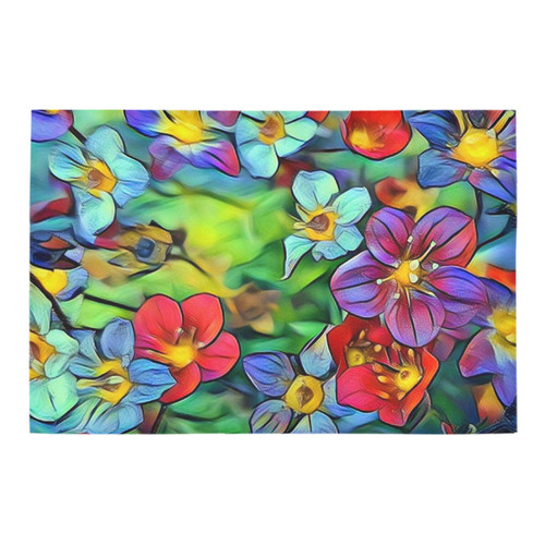Amazing Floral 29B by FeelGood Azalea Doormat 24" x 16" (Sponge Material)