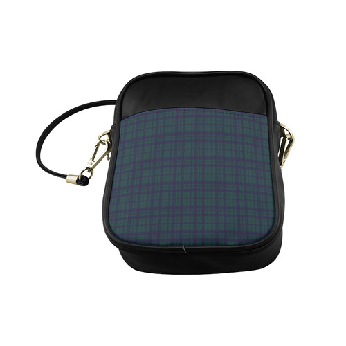 Green Plaid Rock Style Sling Bag (Model 1627)