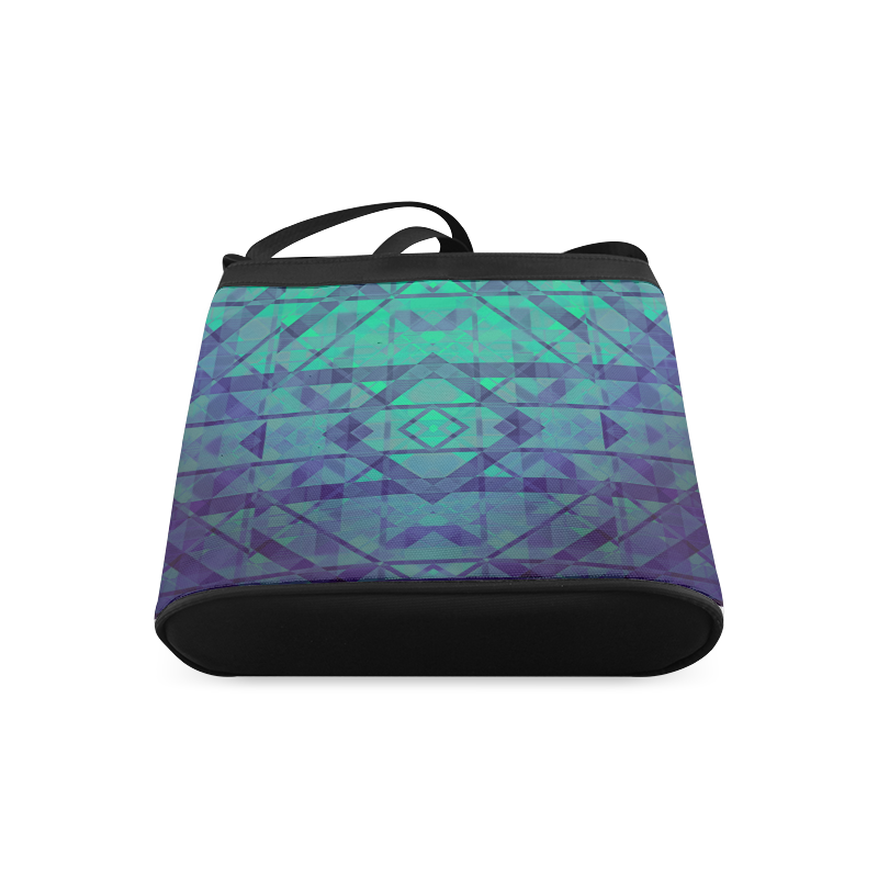 Sci-Fi Dream Blue Geometric design Crossbody Bags (Model 1613)