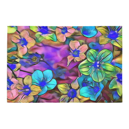 Amazing Floral 29A by FeelGood Azalea Doormat 24" x 16" (Sponge Material)