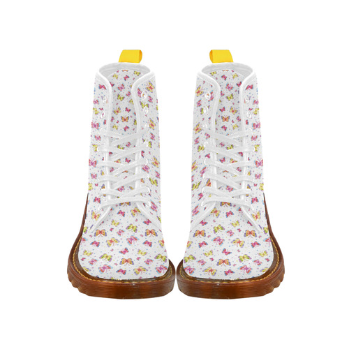 Watercolor Butterflies Martin Boots For Women Model 1203H