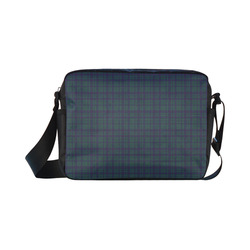 Green Plaid Rock Style Classic Cross-body Nylon Bags (Model 1632)