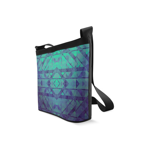 Sci-Fi Dream Blue Geometric design Crossbody Bags (Model 1613)