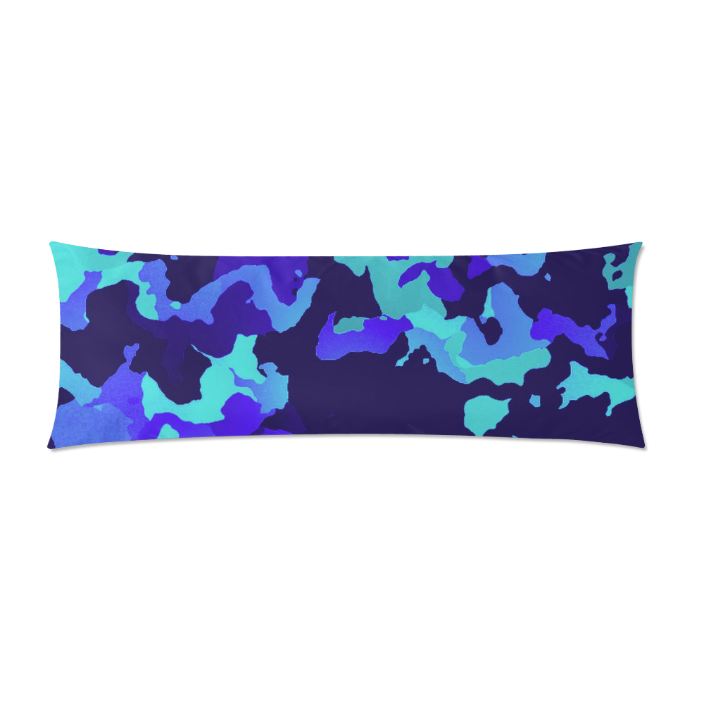 new modern camouflage D by JamColors Custom Zippered Pillow Case 21"x60"(Two Sides)