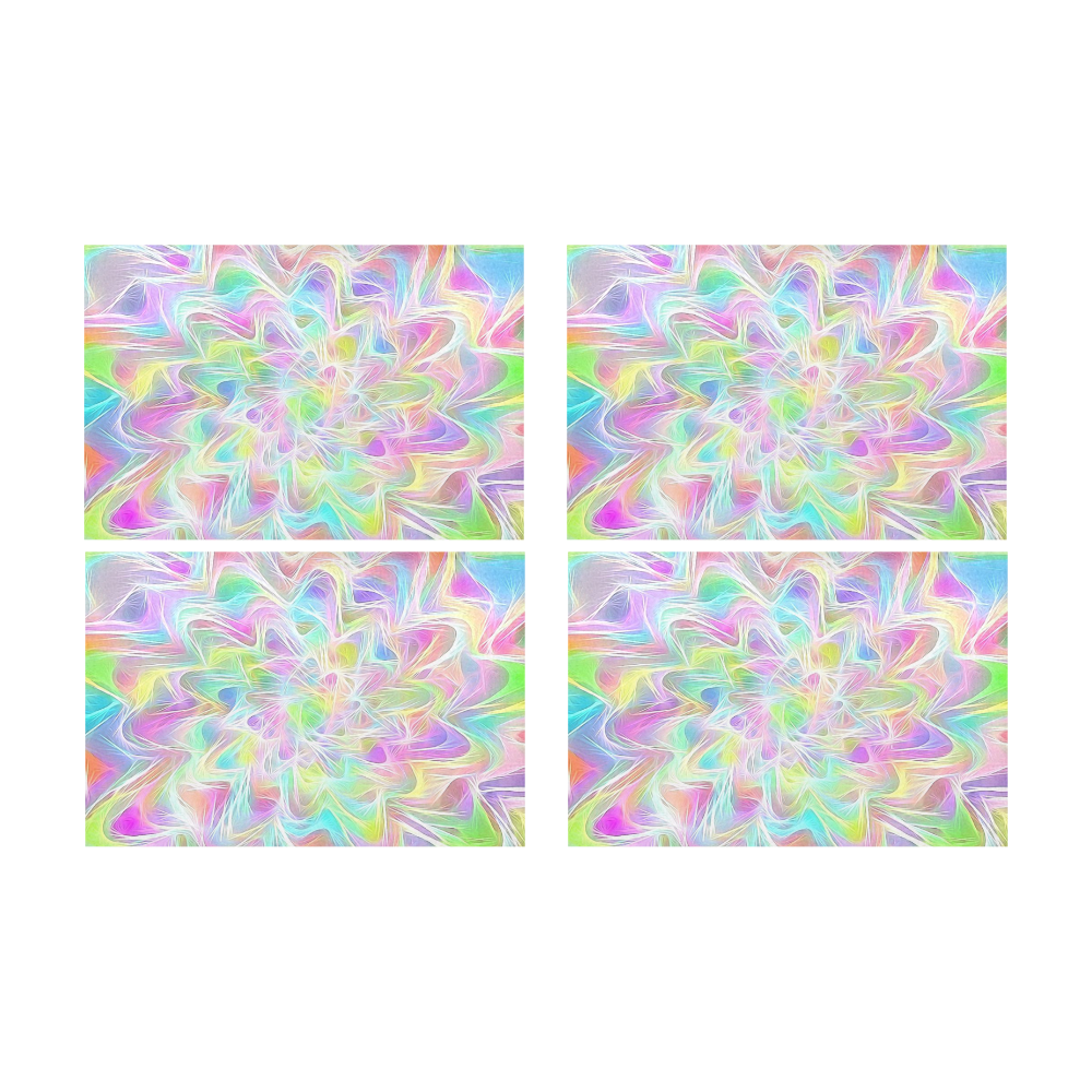 summer breeze A by FeelGood Placemat 12’’ x 18’’ (Set of 4)
