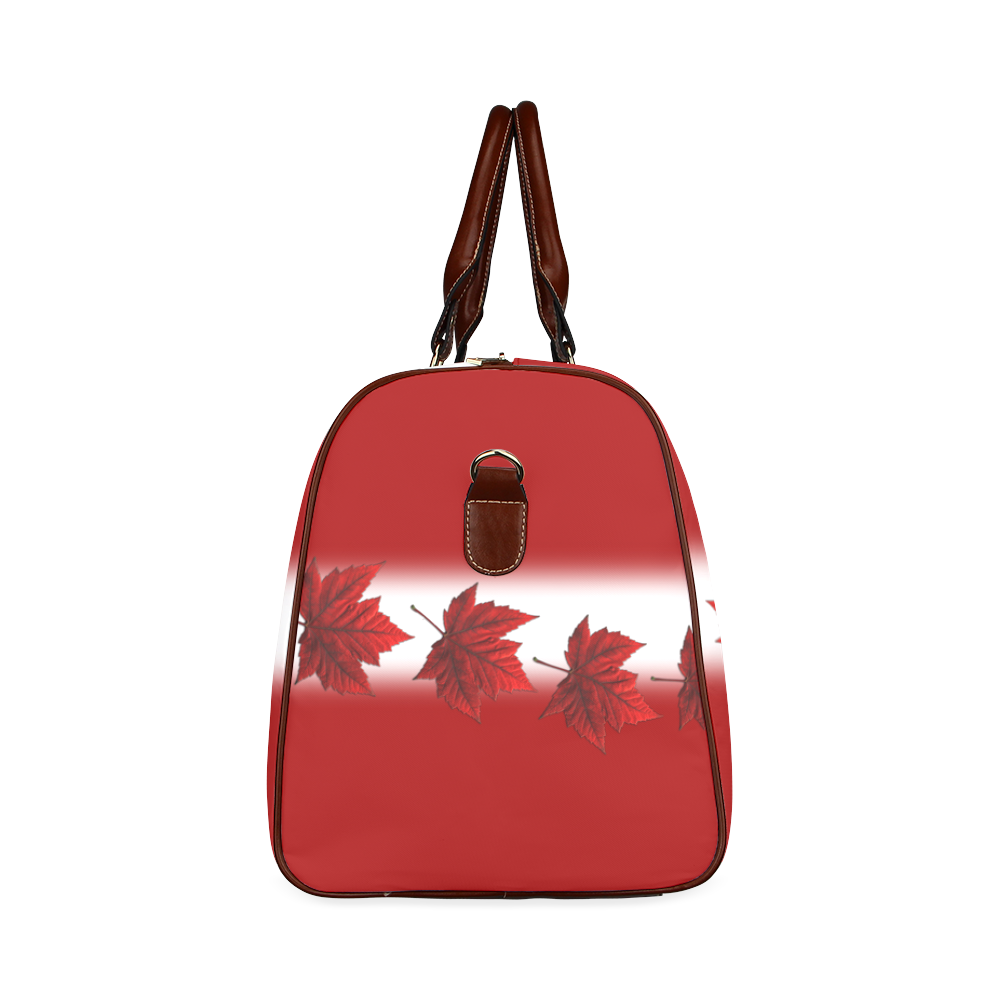 Canada Flag Travel Bags Canada Souveir Bags Waterproof Travel Bag/Small (Model 1639)