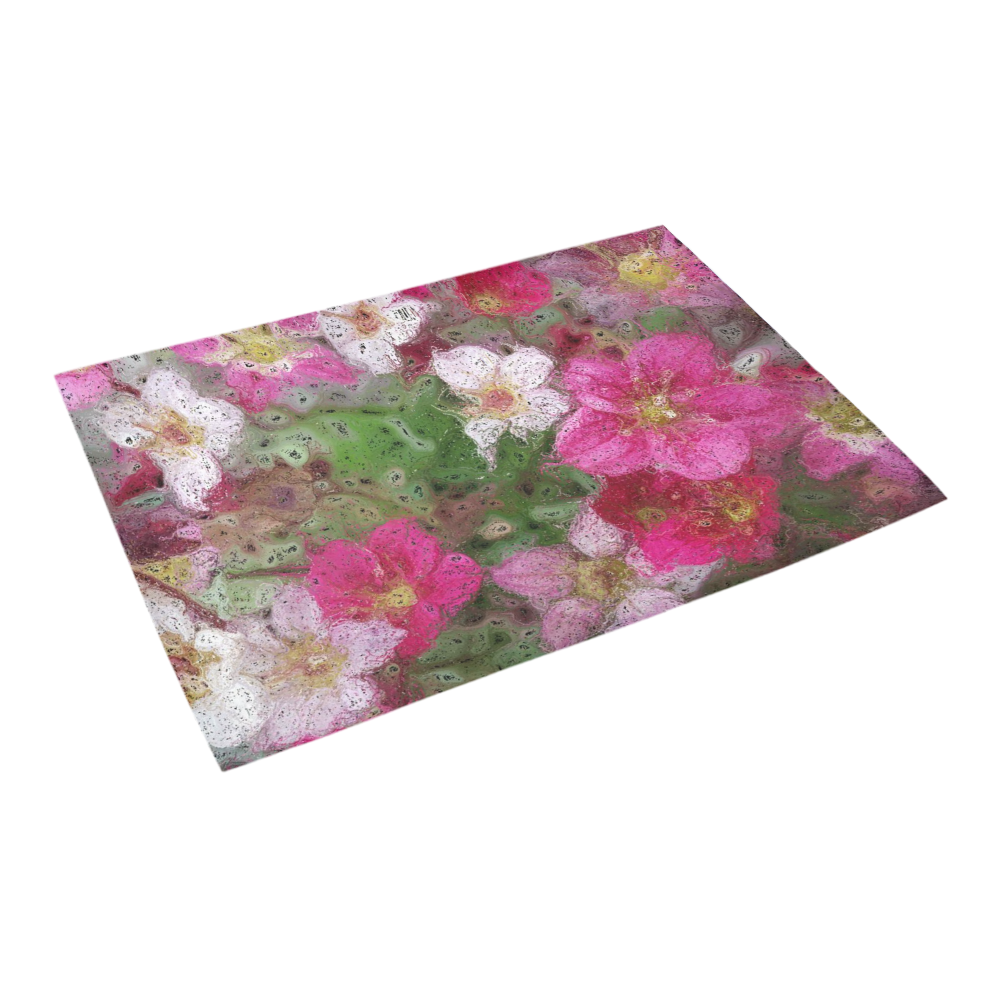 Amazing Floral 29C by FeelGood Azalea Doormat 24" x 16" (Sponge Material)